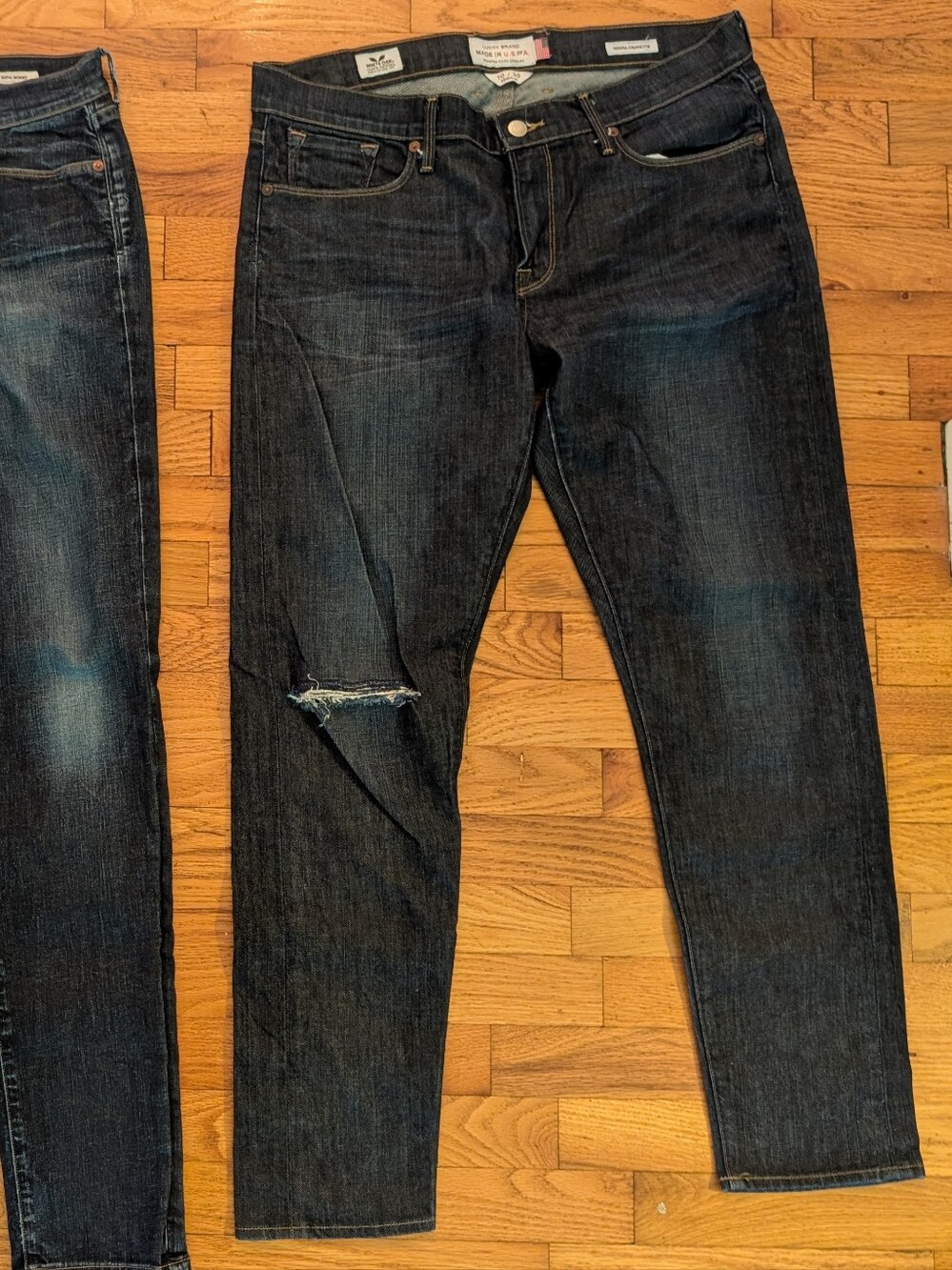 Lucky Brand Selvedge White Oak Cone Denim Sienna Cigarette